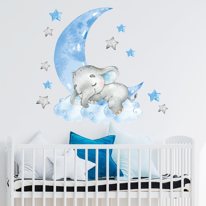 BabyElephant™ - Autocollants muraux pour chambre de bébé | bébé - Eveil et calin