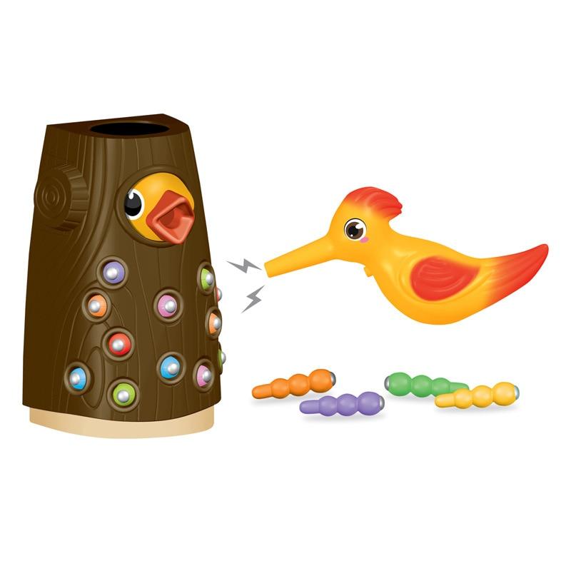 FeedingBird™ - Jouets magnétique attrape - ver | Jeux enfants - Eveil et calin